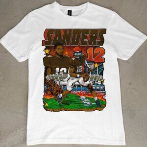 Shedeur Sanders Graphic T-Shirt Cleveland Browns Colorado Football Tee  166